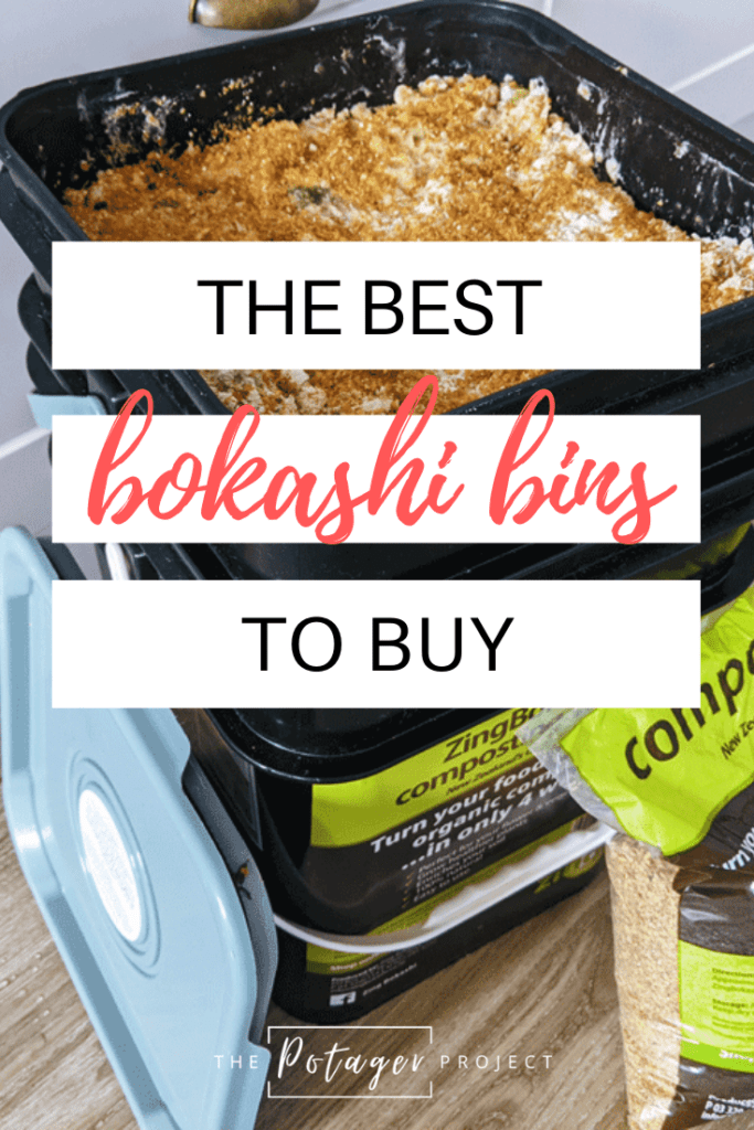 In this Bokashi Bin review I compare 4 great bokashi bin options and what to consider before you buy. I also include some of my personal tips on how to make bokashi. #bokashibinreview #howtomakebokashi