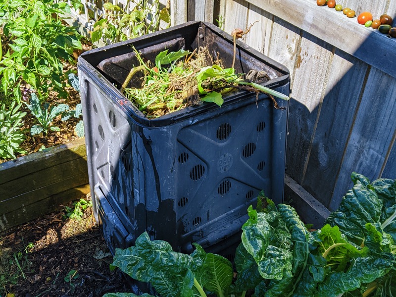 stationary tower compost bin is a great option when choosing a composter