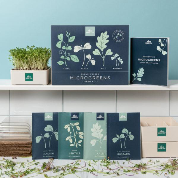 microgreen growing kit. Gifts for organic gardeners