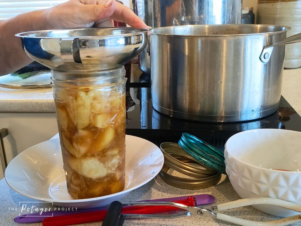 canning stewed apples from the garden is one reason why preserving food is good idea